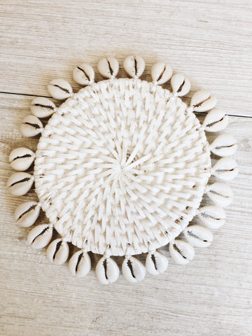 Tropical Rattan Coaster