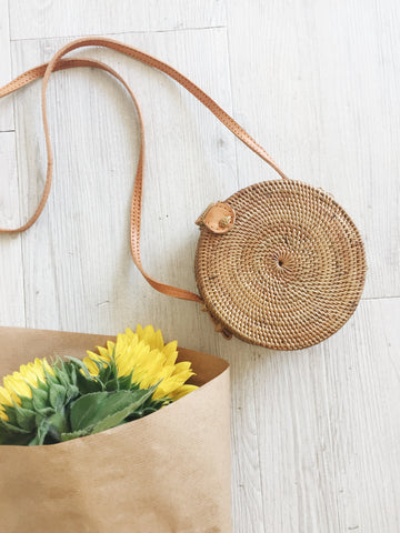 Round Straw Bag